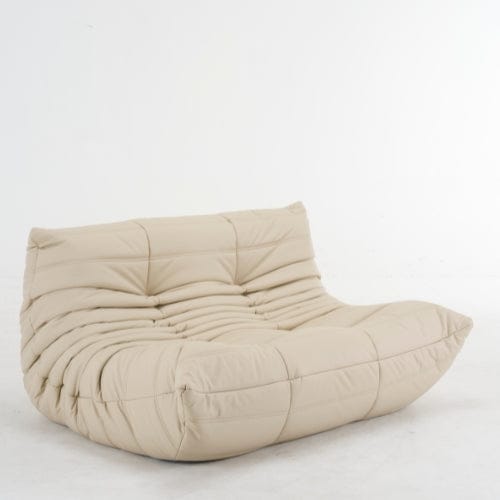 Canapé 2 Places "Olympe" Finition Cuir - Design Signature Maison Lysea
