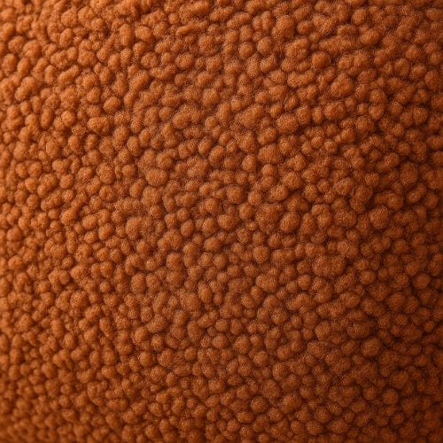 Orange Fauteuil Design scandinave en Laine d'agneau | Fauteuil de salon Maison Lysea