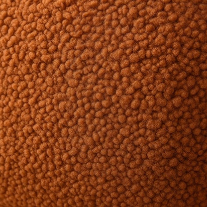 Orange Fauteuil Design scandinave en Laine d'agneau | Fauteuil de salon Maison Lysea