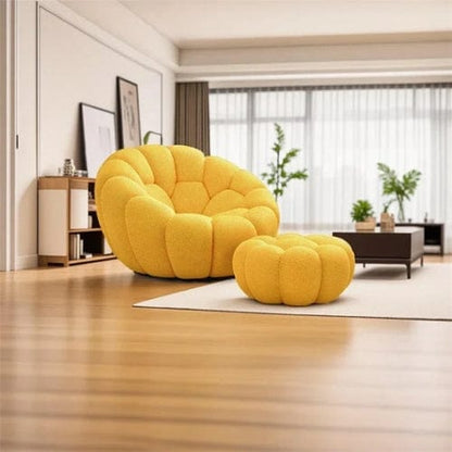 Fauteuil Nuage doux rembourré - Fauteuil Moderne rotatif 360 Maison Lysea