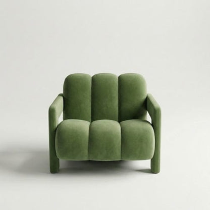 Fauteuil Scandinave design en Velours | Fauteuil confort Moderne Maison Lysea