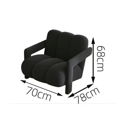 Fauteuil Scandinave design en Velours | Fauteuil confort Moderne Maison Lysea