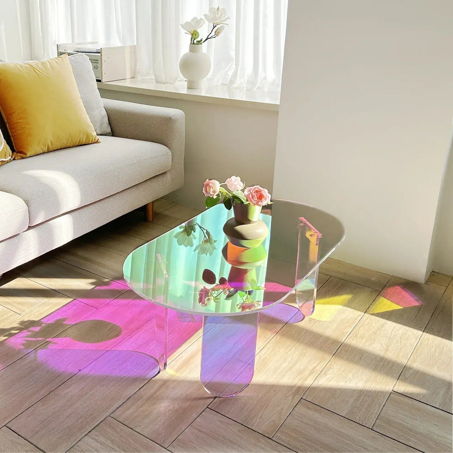 Table basse Moderne design en Acrylique | Table basse haut de gamme Maison Lysea