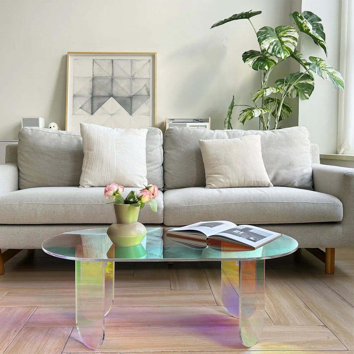Table basse Moderne design en Acrylique | Table basse haut de gamme Maison Lysea