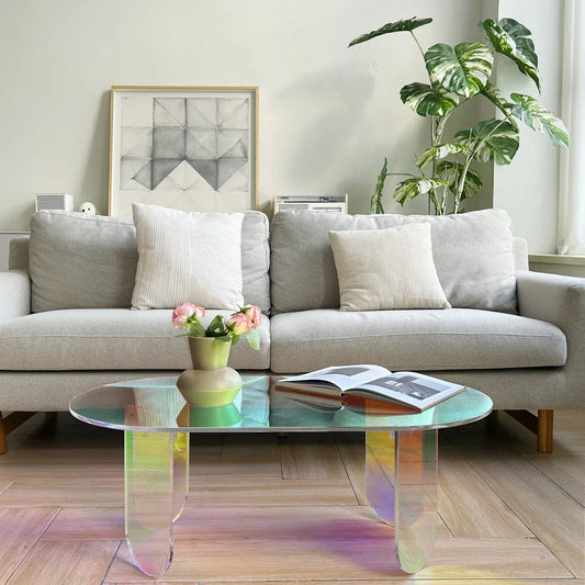 Table basse Moderne design en Acrylique | Table basse haut de gamme Maison Lysea